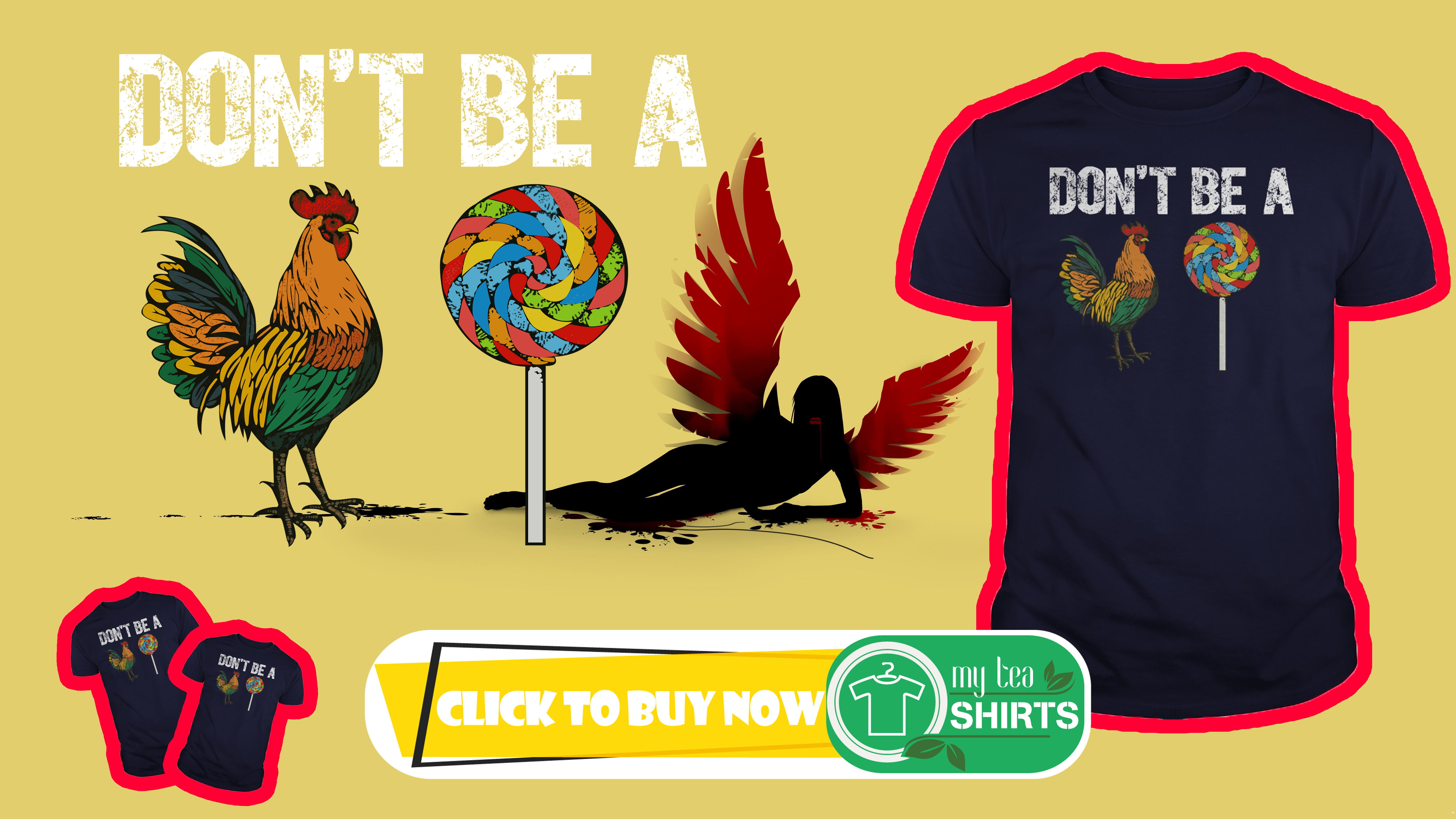 Rooster Don't Be A Cock Sucker Shirt, Lady V-Neck