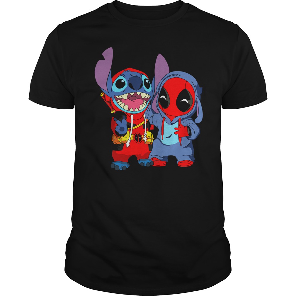 Baby deadpool and stitch shirt guy tee - Deadpool and Unicorn Funny Stitch shirt