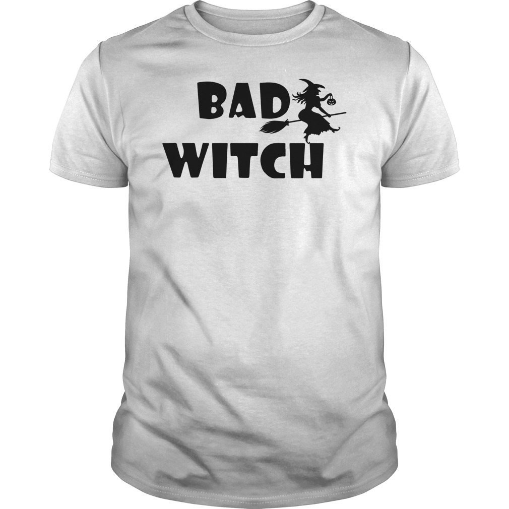 Bad witch shirt, lady v-neck, guy tee, halloween shirt