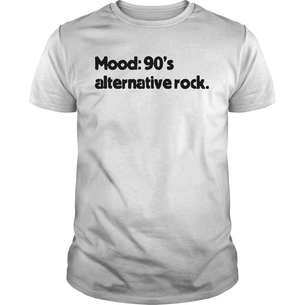 Mood 90's alternative rock shirt guy tee - Alternative Rock Music shirt