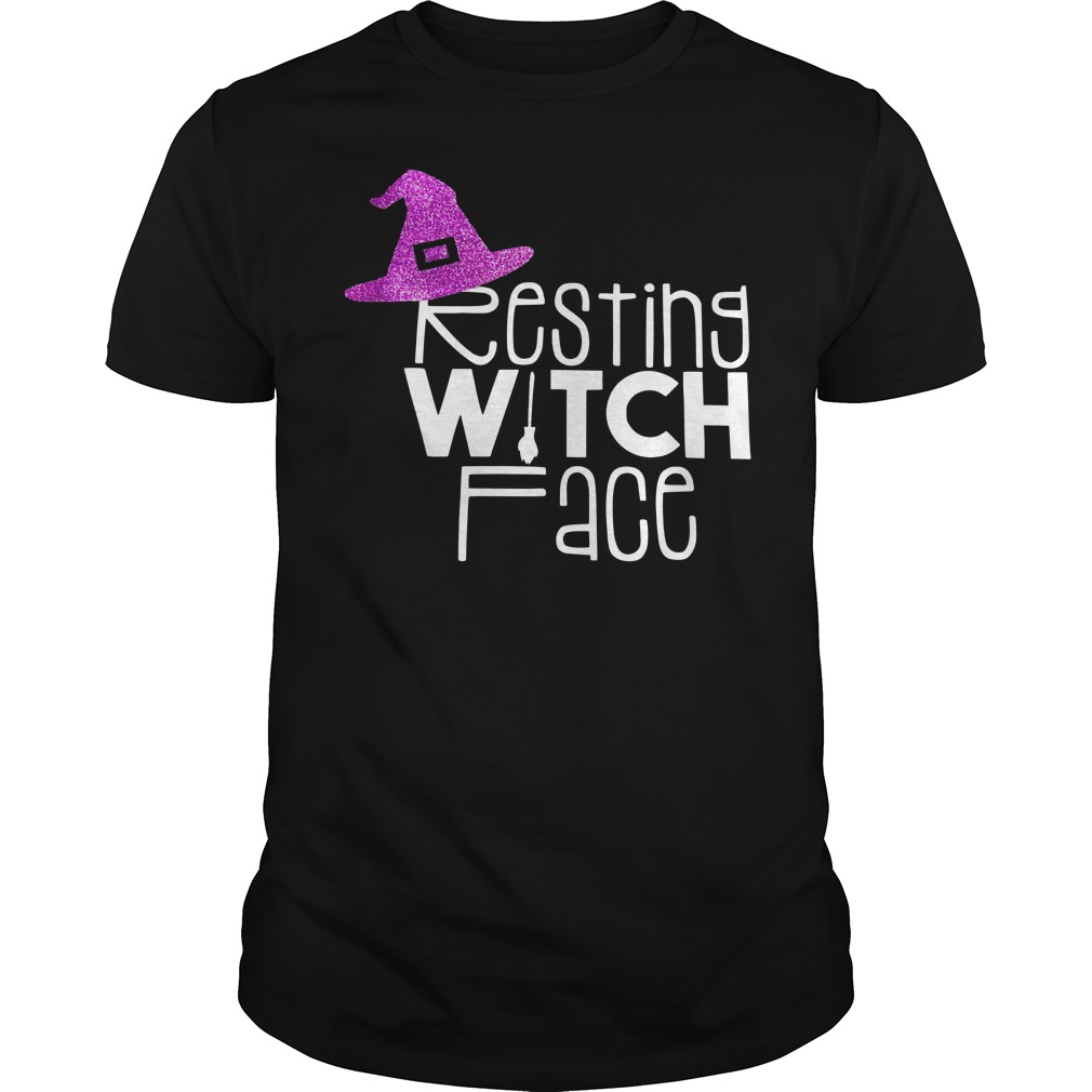 Halloween shirt, Resting witch face shirt guy tee