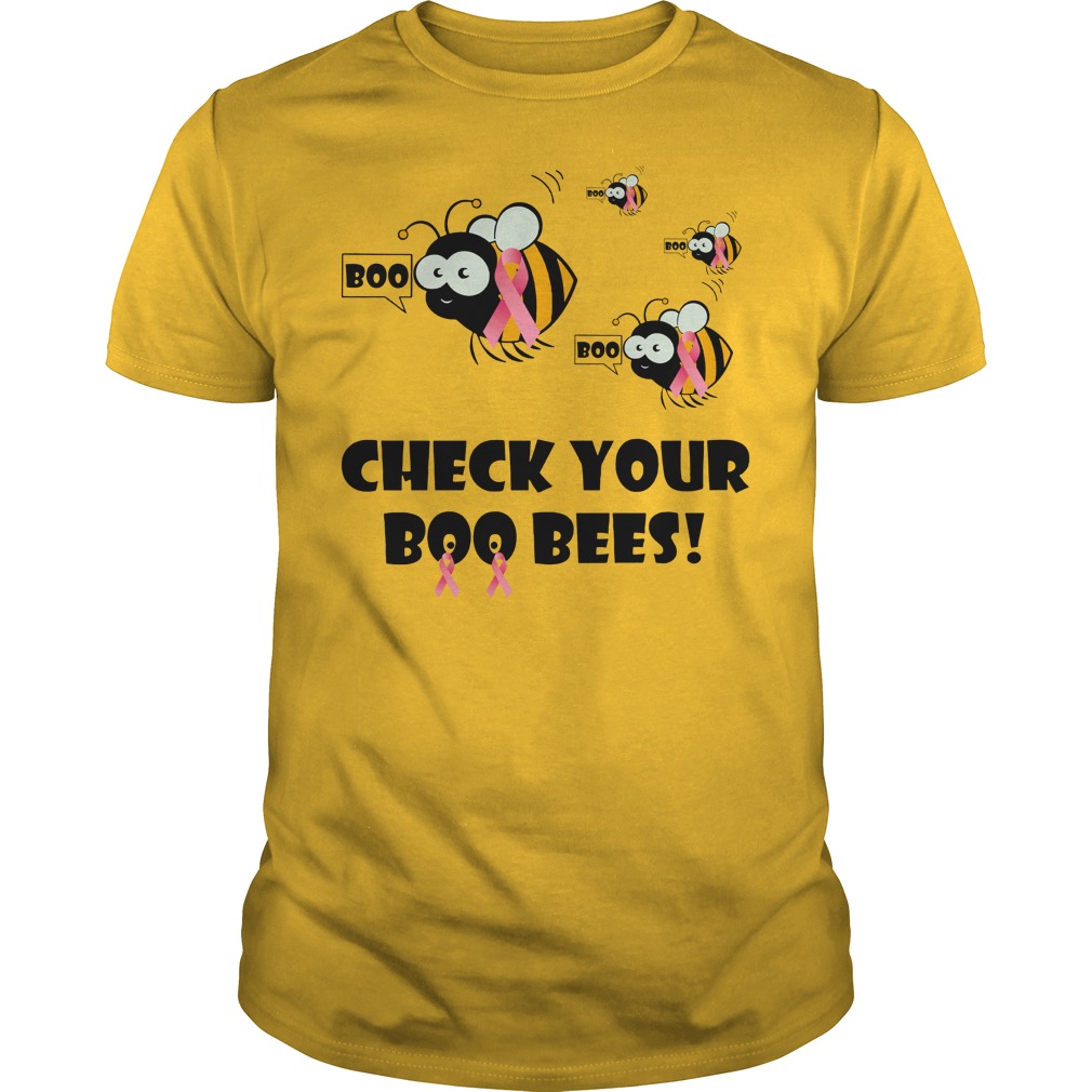 Check Your Boo Bees Breast Cancer Bees Version shirt, hoodie, sweat shirt