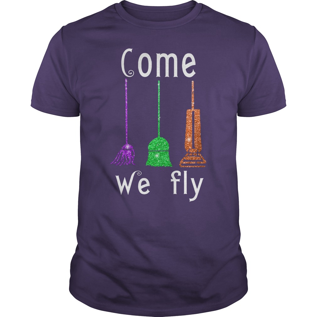Come We Fly Hocus Pocus Halloween shirt guy tee