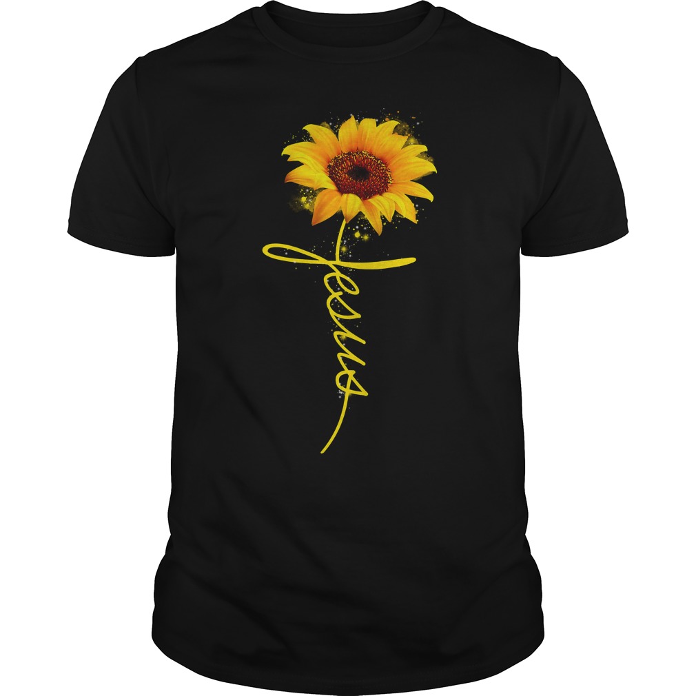 Sunflower Jesus shirt guy tee