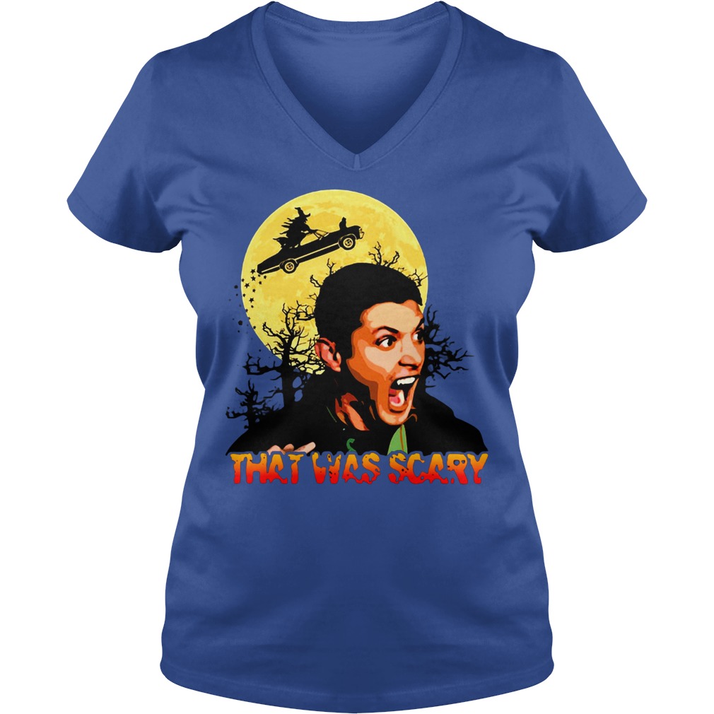 Dean Winchester that was scary halloween shirt lady v-neck