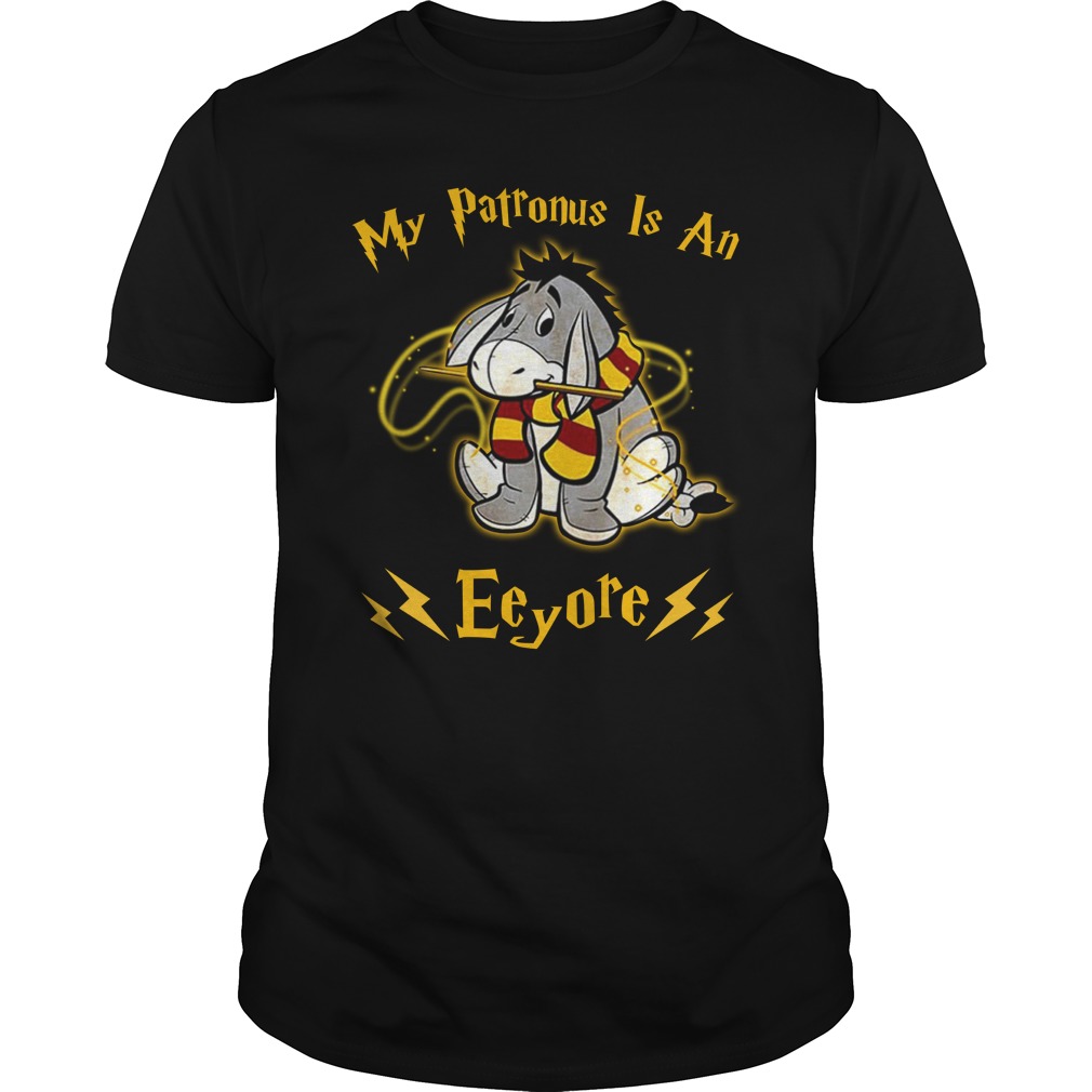 Harry Potter My Patronus is an Eeyore shirt guy tee