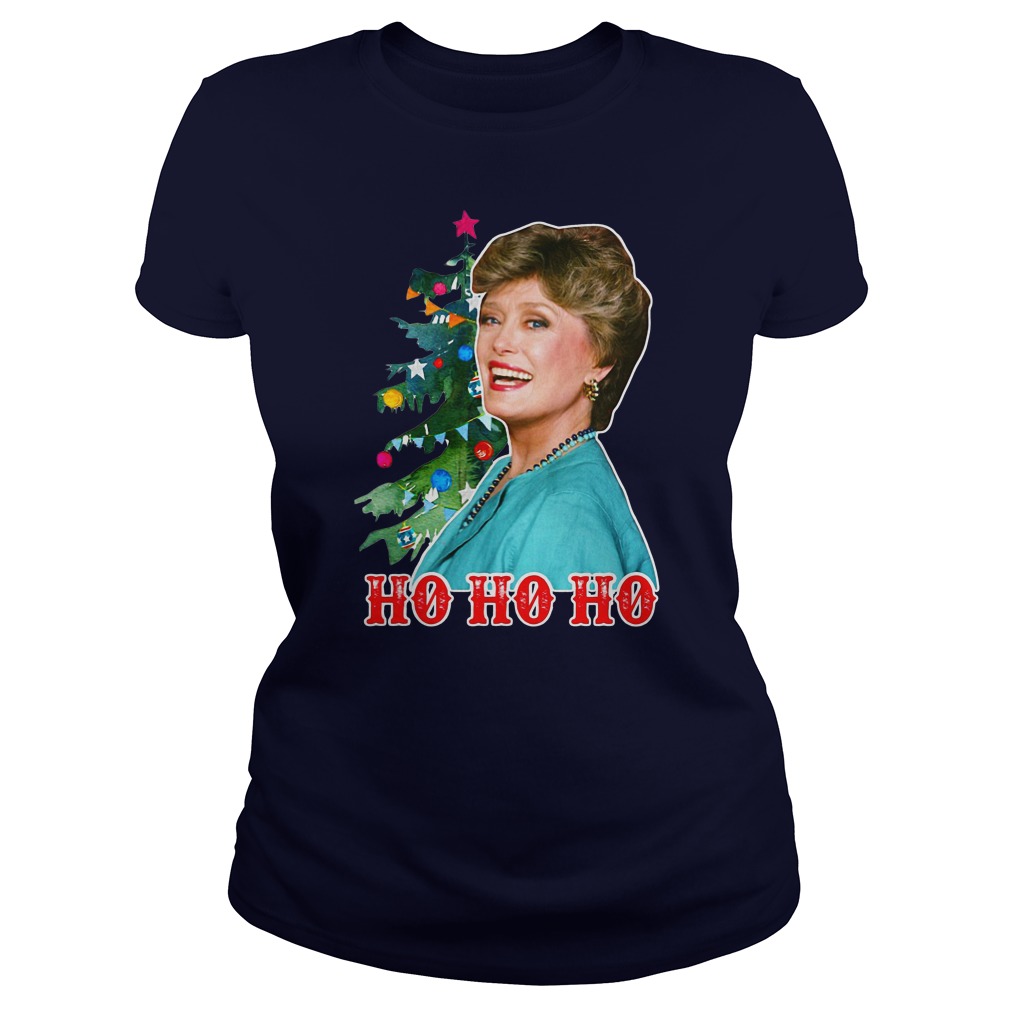 Rue McClanahan Ho Ho Ho Christmas shirt lady tee