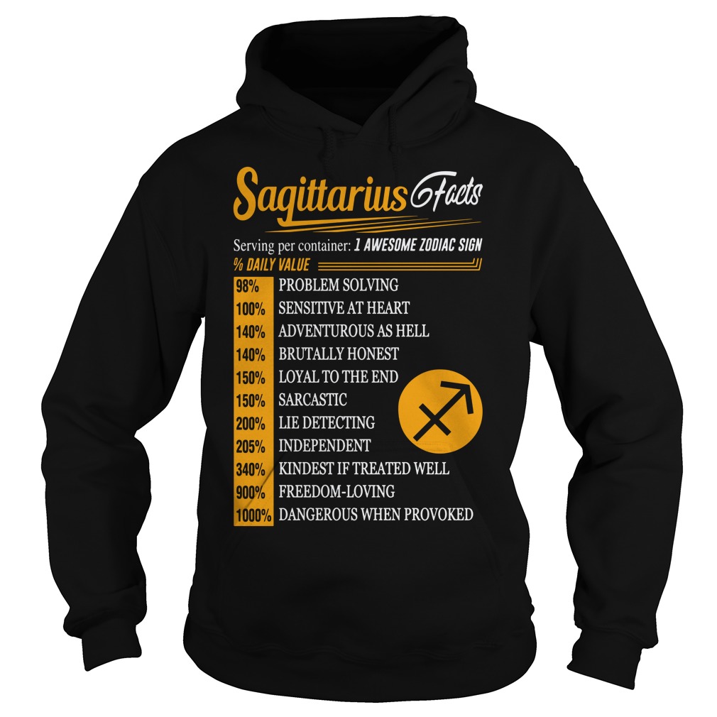 Sagittarius Facts Awesome Zodiac Sign shirt hoodie
