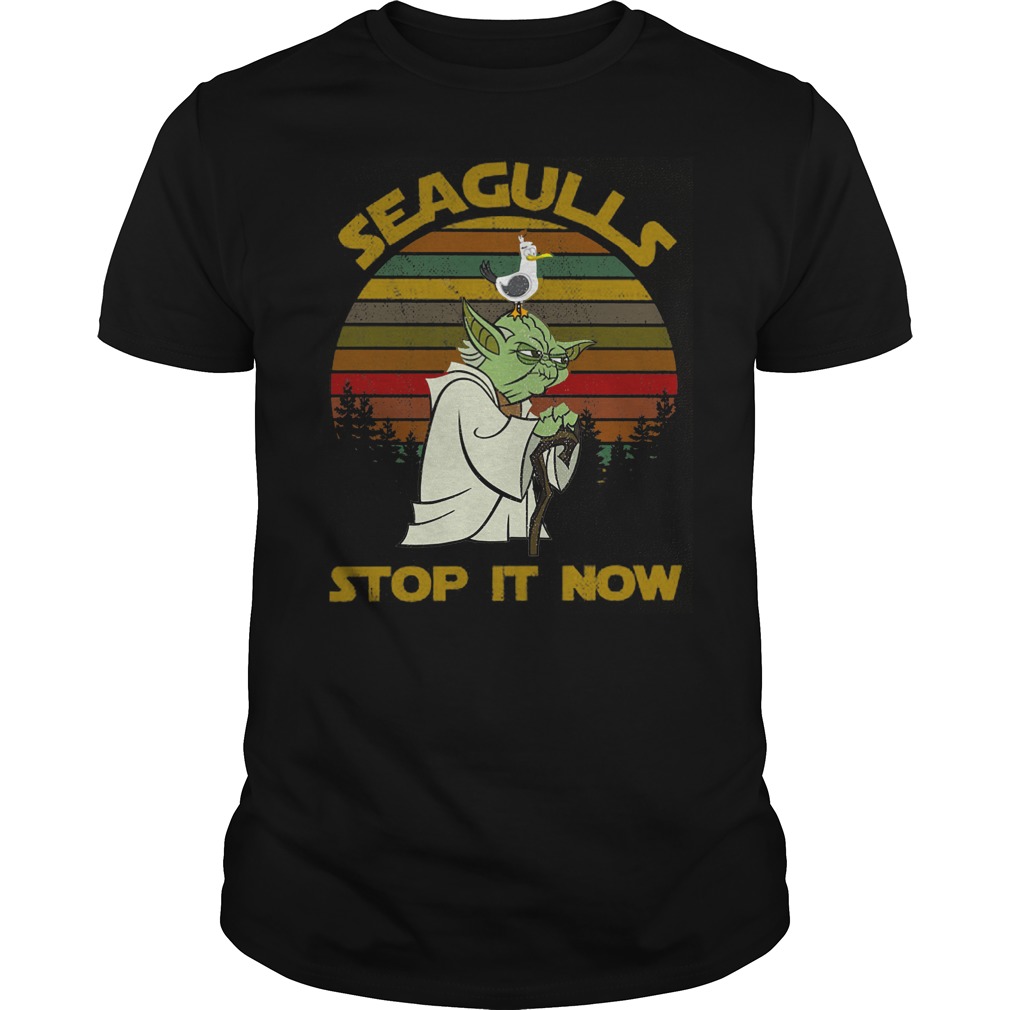 Star Wars Yoda - Seagulls Stop It Now shirt