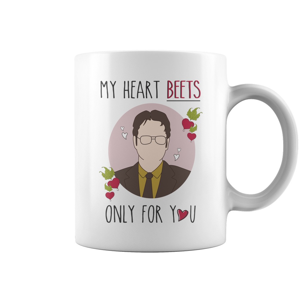 Dwight Schrute my heart beets only for you mug