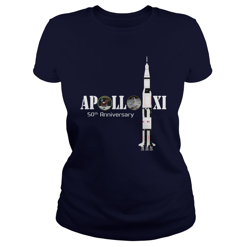 Nasa Apollo 11 50th Anniversary shirt lady tee