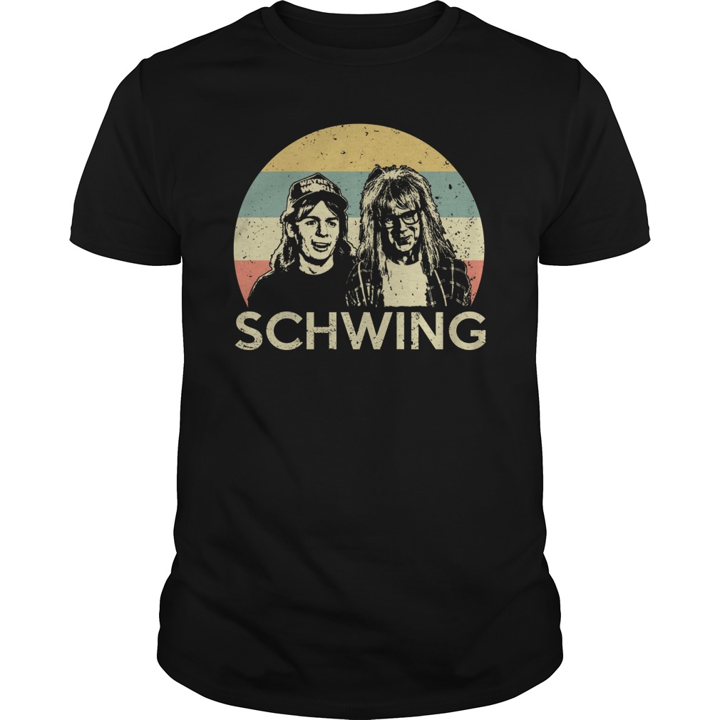 Wayne's World Schwing vintage shirt unisex tee