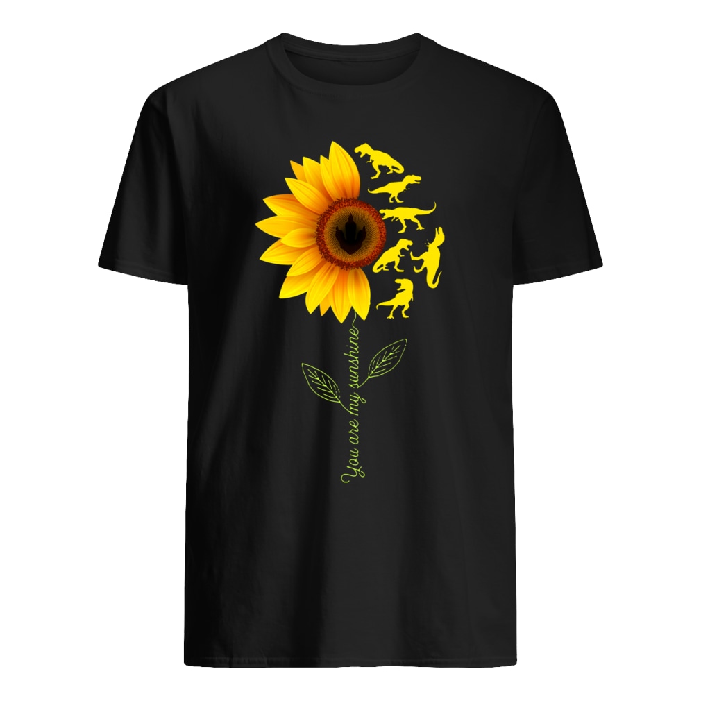 You're My Sunshine Sunflower Dinosaur T-rex shirt classic men's t-shirt