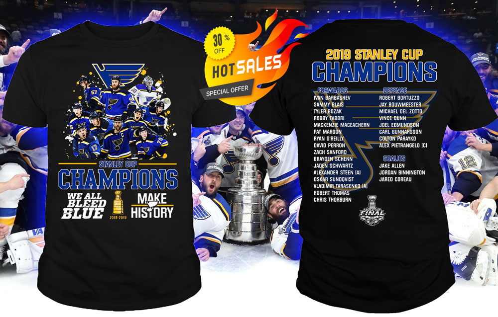blues stanley cup champions shirt