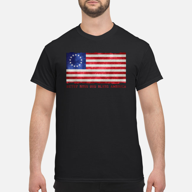Betsy ross god bless America shirt classic men's t-shirt