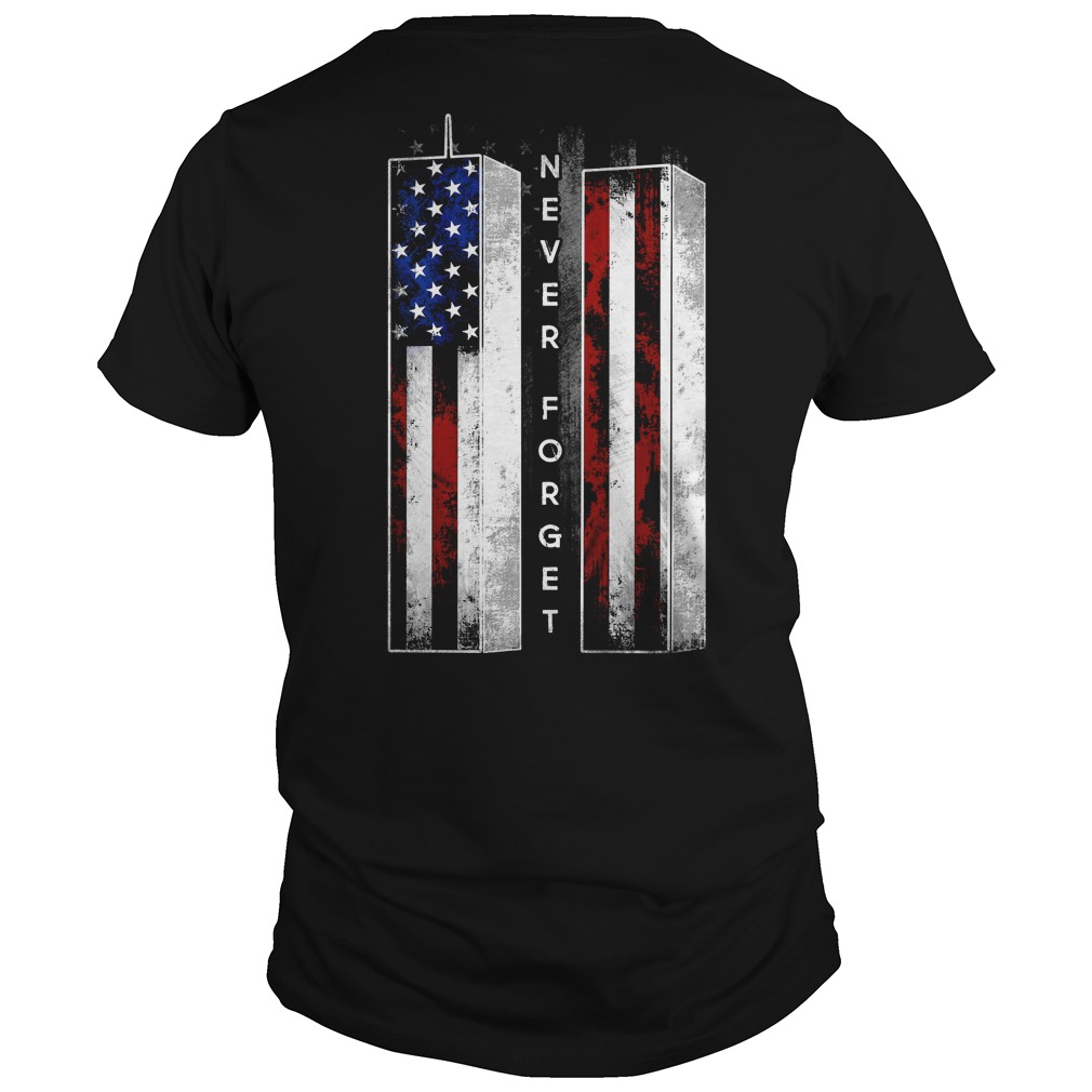 Never Forget American Flag shirt unisex tee