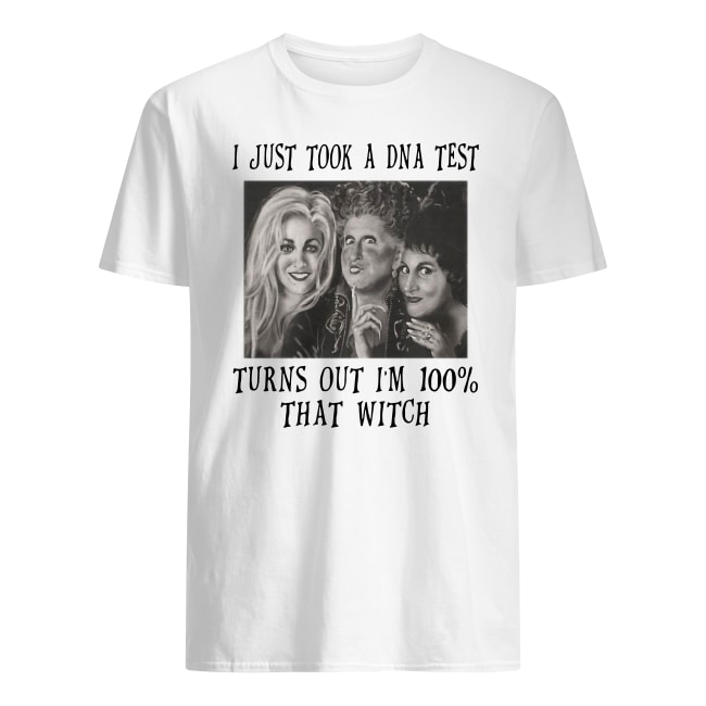 Hocus Pocus I just took a DNA test turns out I'm 100% that witch shirt classic men's t-shirt