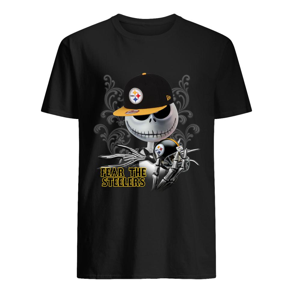 Jack Skellington fear the Steelers shirt men's t-shirt