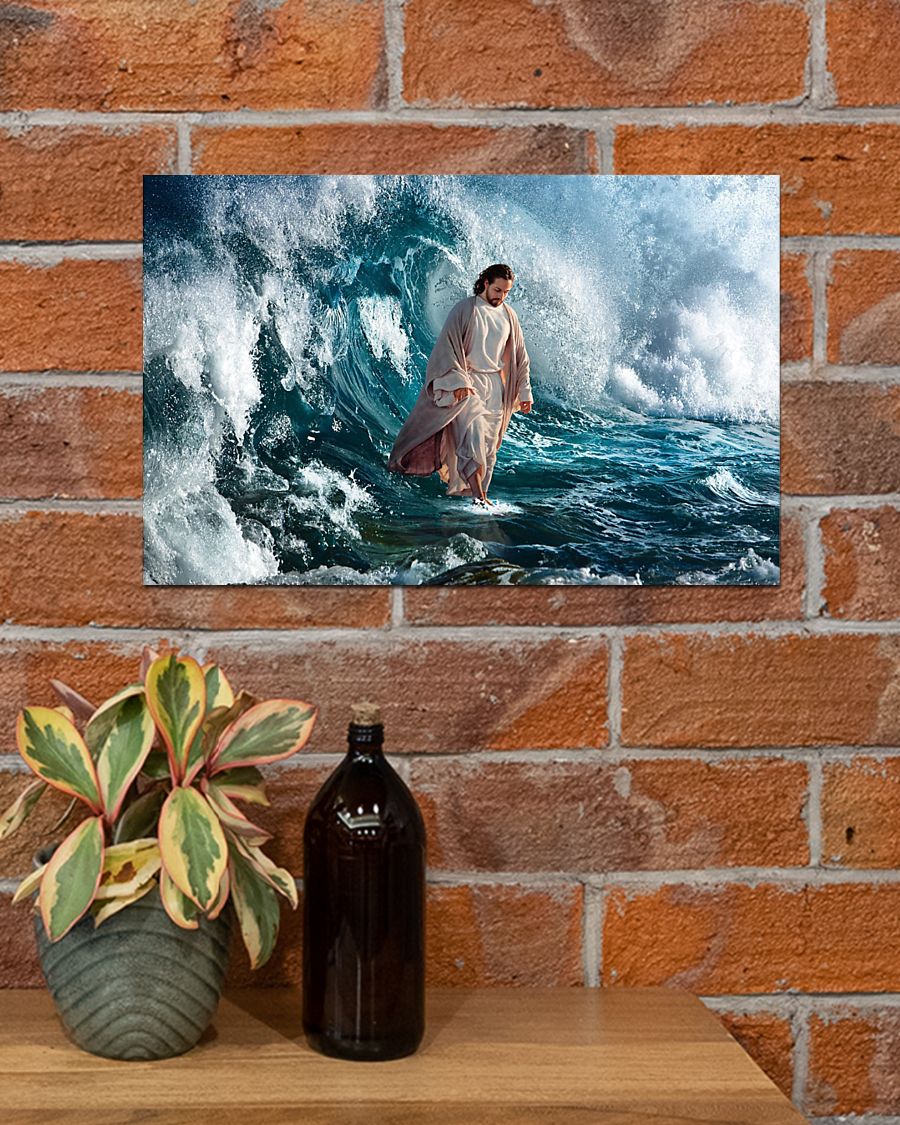 Poster Jesus He walks on water