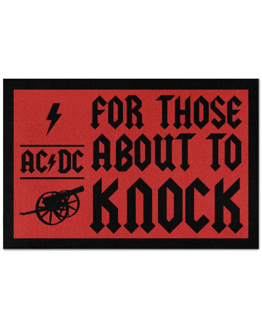 AC/DC for those about to knock doormat