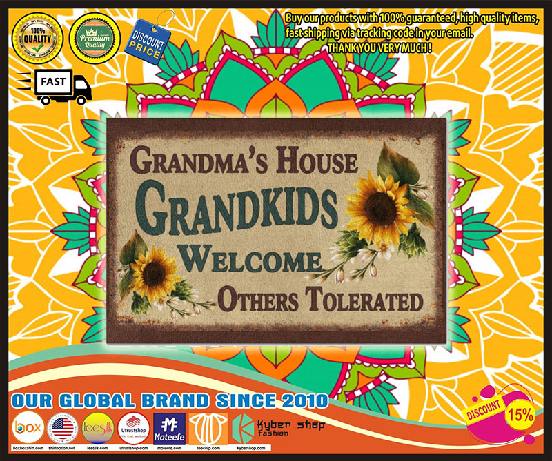 Welcome others tolerated predect girt for grandma doormat