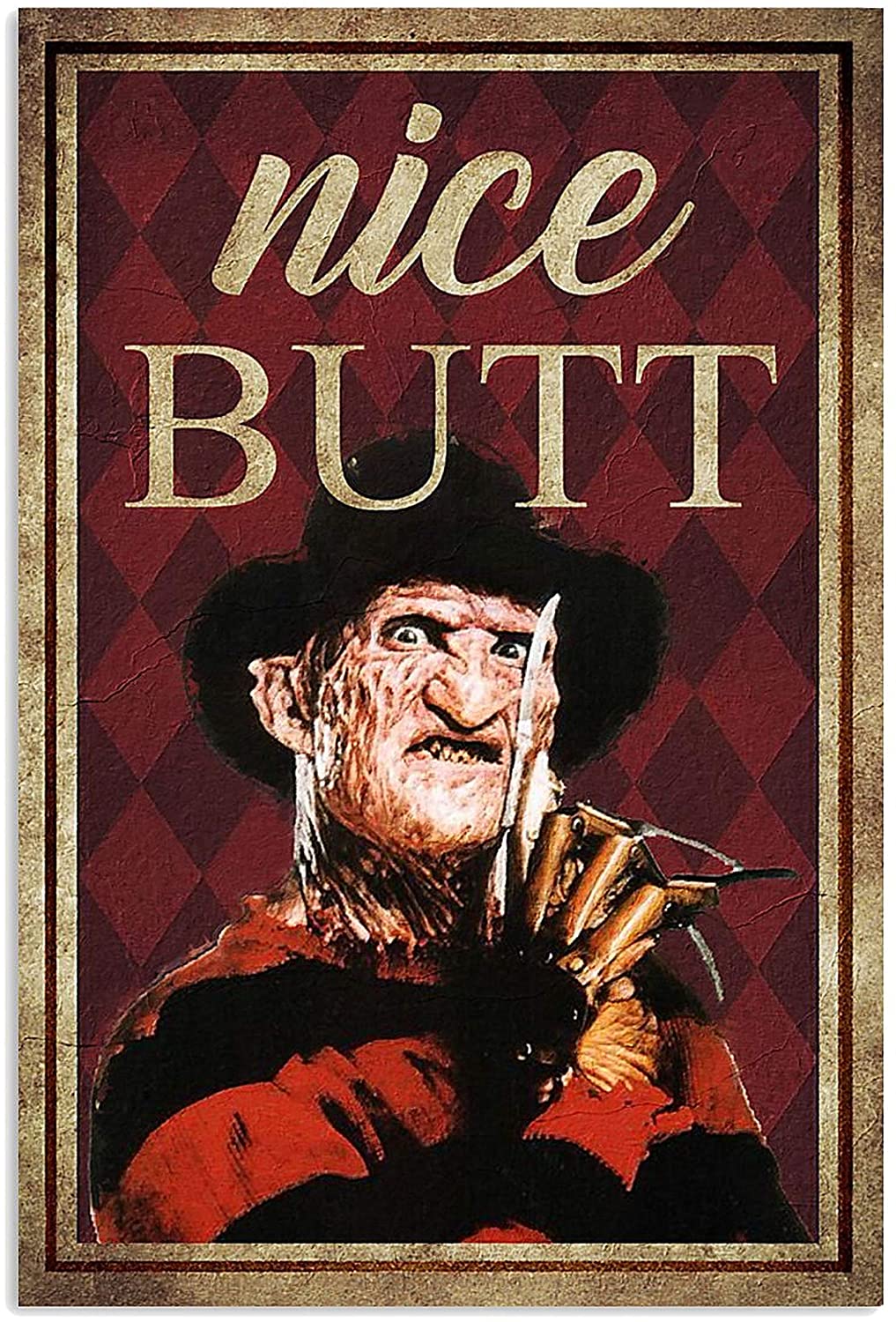 MINZY Freddy Krueger Nice Butt Poster