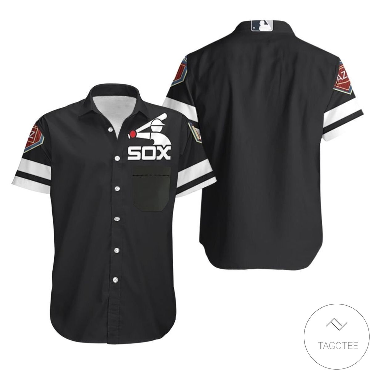 Chicago White Sox Spring Training Team Black 2019 Jersey Inspired Style Hawaiian Shirt