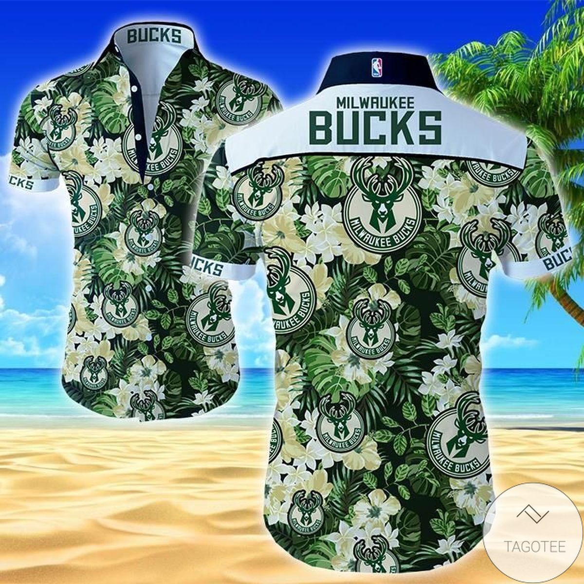 Milwaukee Bucks Hawaiian Shirt