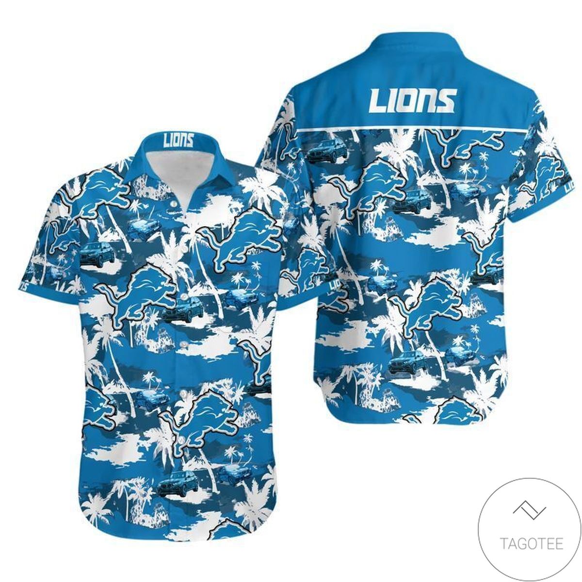 NFL Detroit Lions Tommy Bahama Hawaiian Shirt
