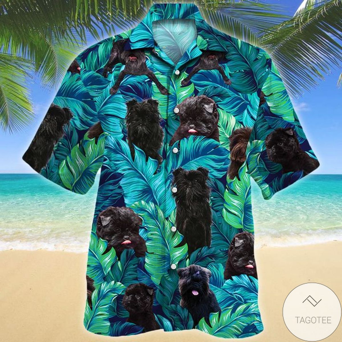 Affenpinscher Dog Lovers Hawaiian Shirt