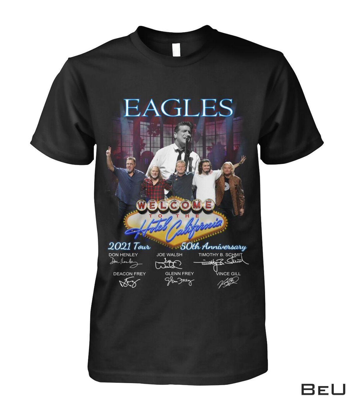 Eagles Welcome To The Hotel California 2021 50th Anniversary Shirt