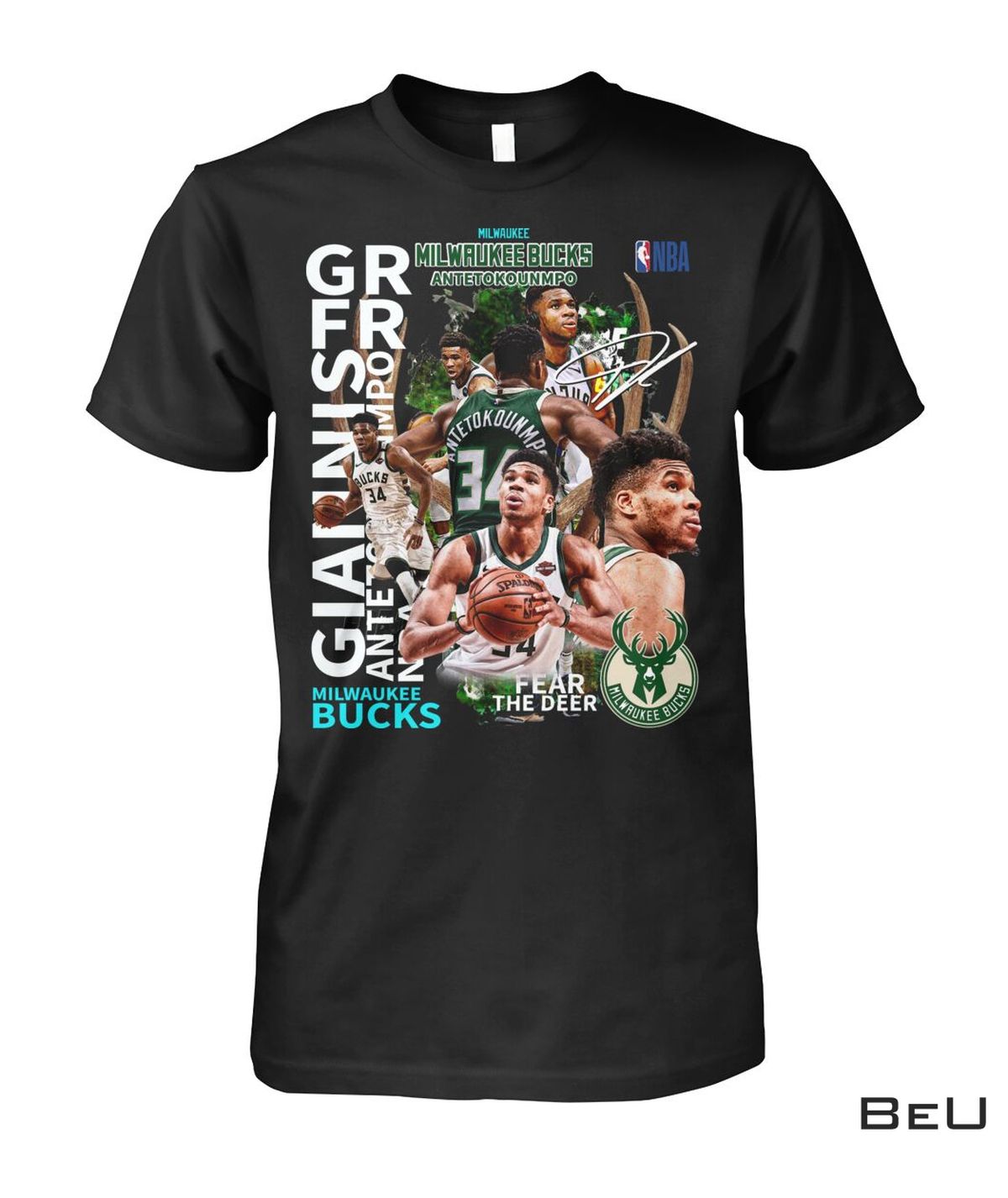 NBA Giannis Milwaukee Bucks Shirt