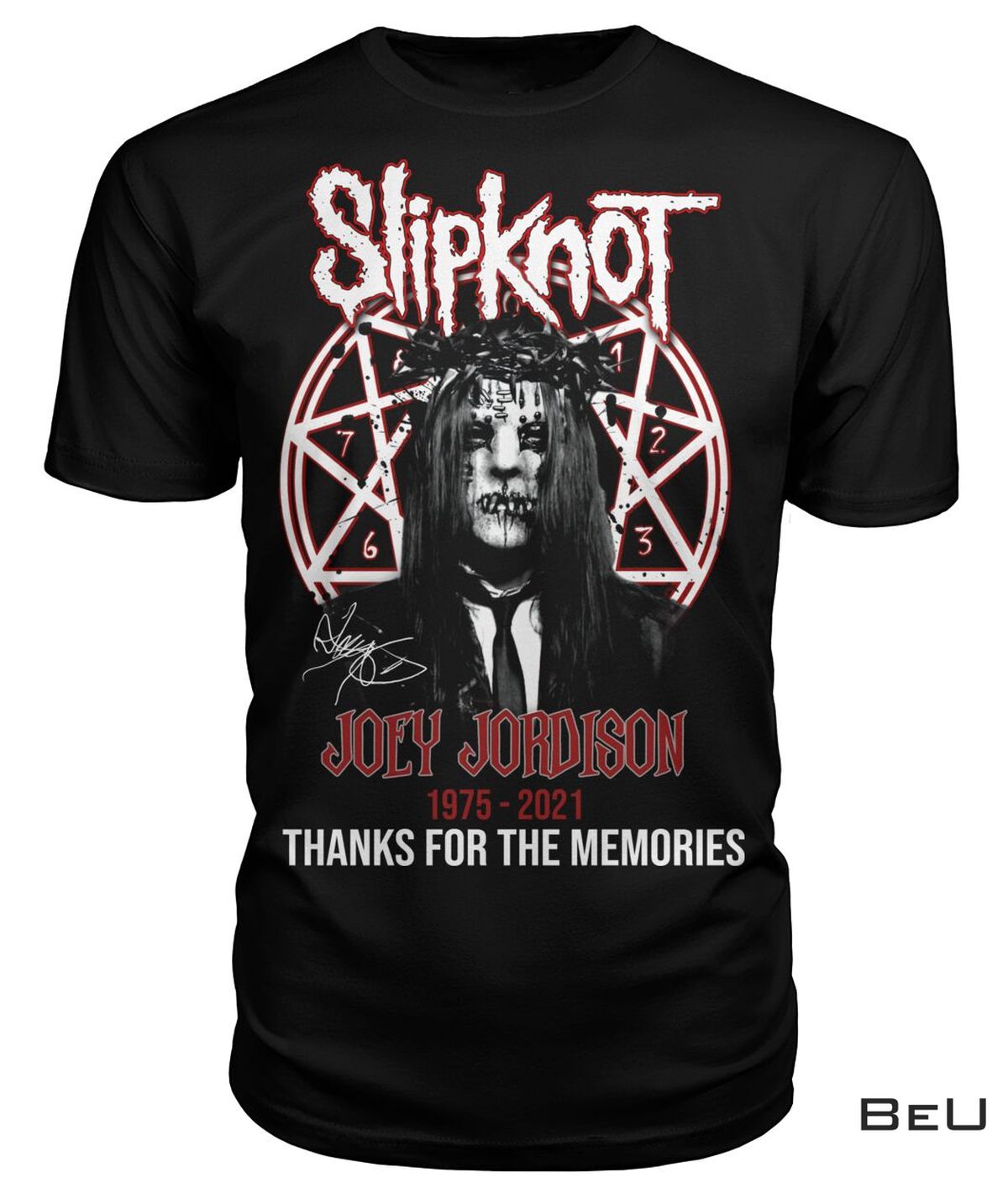 Slipknot Joey Jordison Thank You Shirt