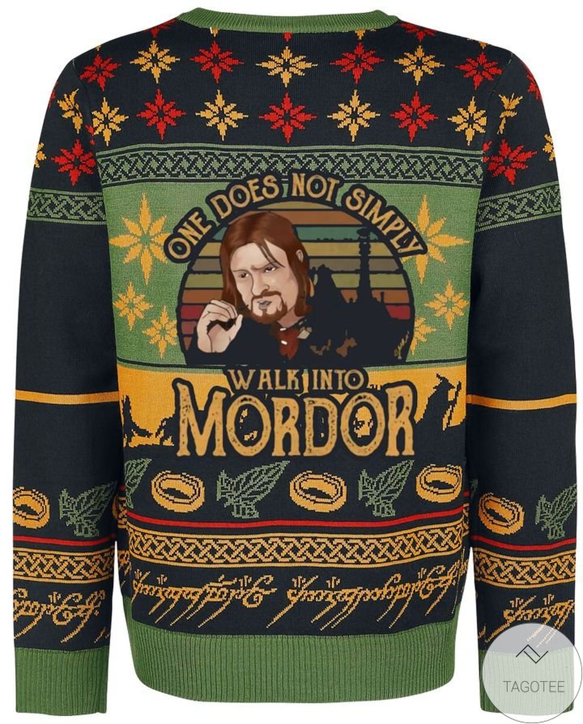 Lord Of The Rings Walk Into Mordor Ugly Christmas Sweater