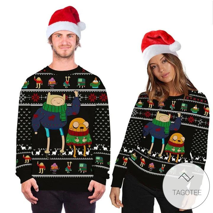 Funny Adventure Time Ugly Christmas Sweater