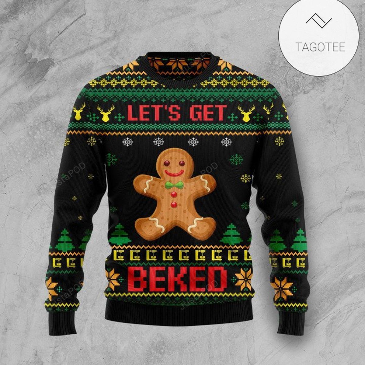 Let's Get Baked Christmas Ugly Sweater