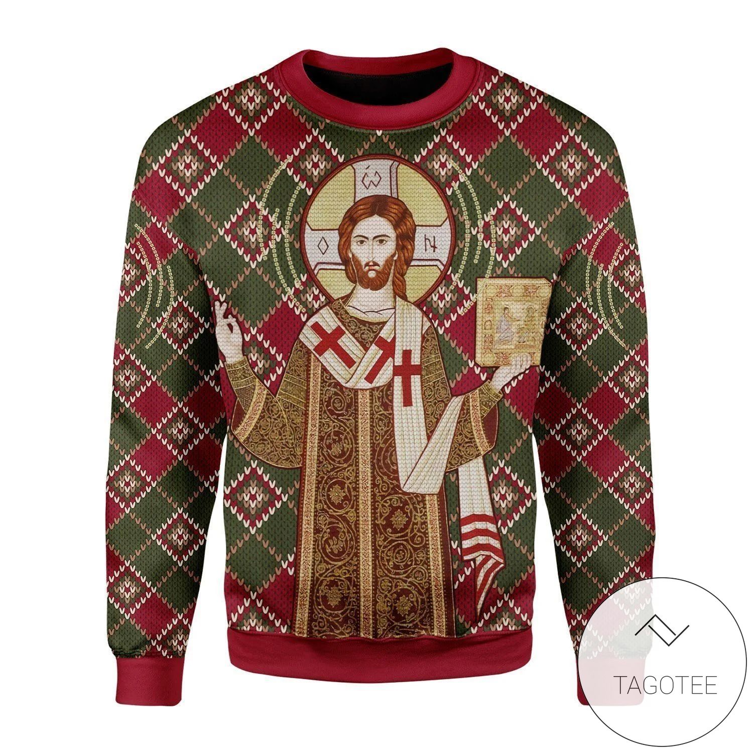 Merry Christmas Orthodox Christianity For Unisex Ugly Christmas Sweater