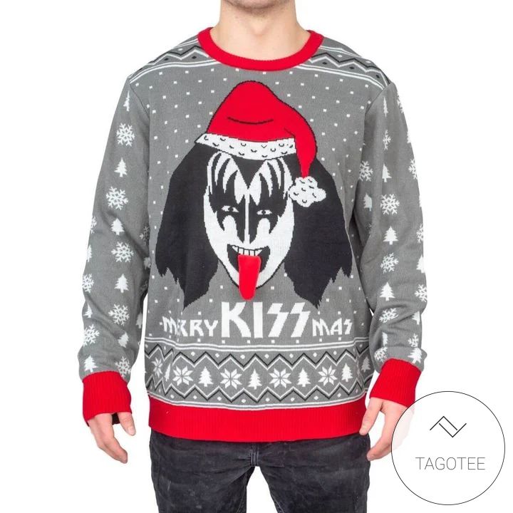 Merry Kissmas Flappy Kiss For Unisex Ugly Christmas Sweater