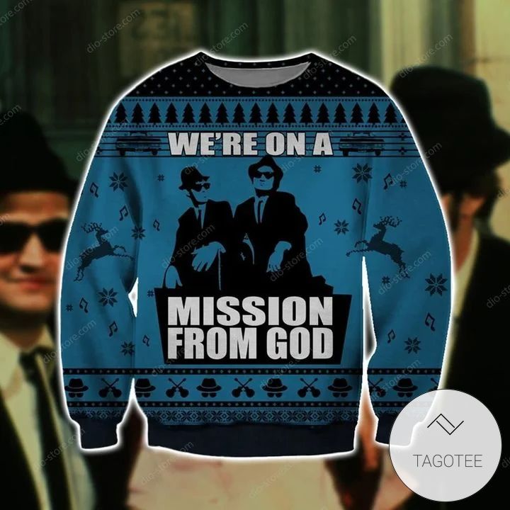 Mission From God Ugly Christmas Sweater