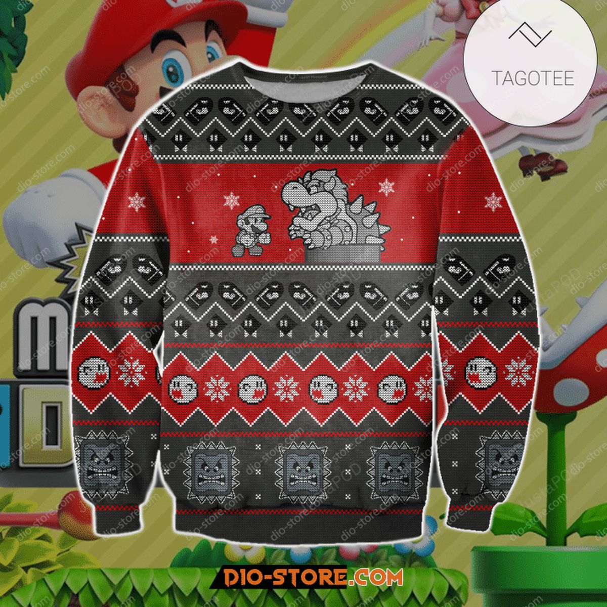 Super Mario  Ugly Christmas Sweater