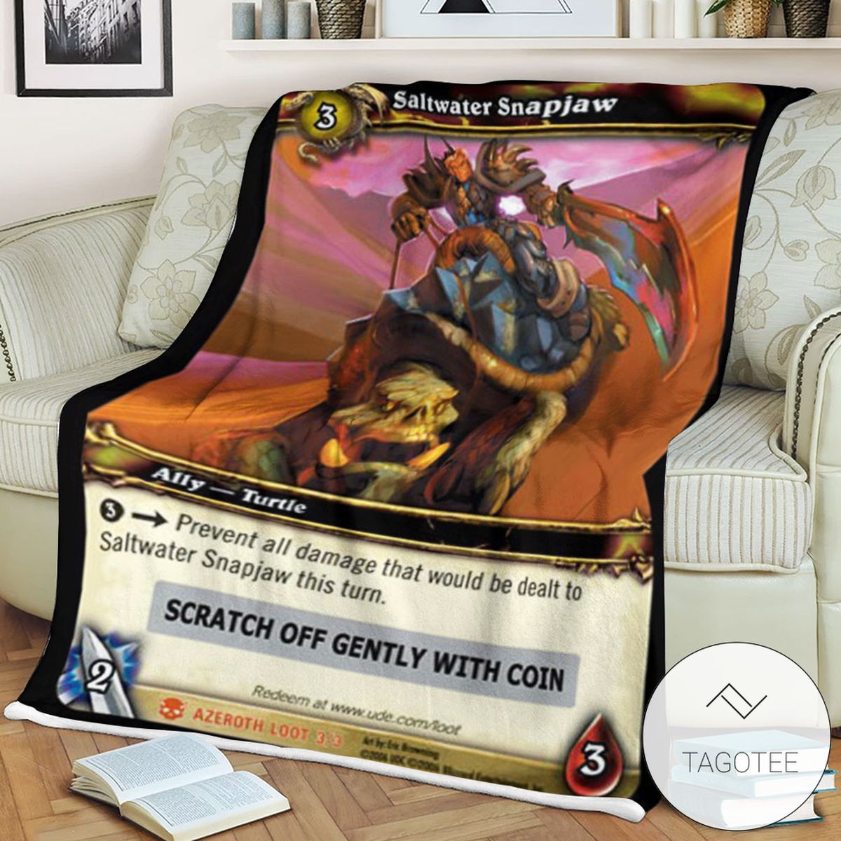 World of Warcraft Saltwater Snapjaw Soft Blanket