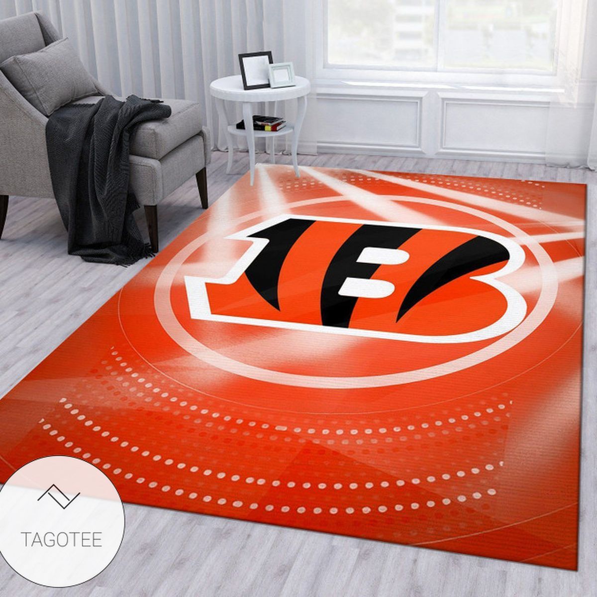 Cincinnati Bengals NFL Area Rug For Christmas Bedroom Rug Floor Decor Home Decor