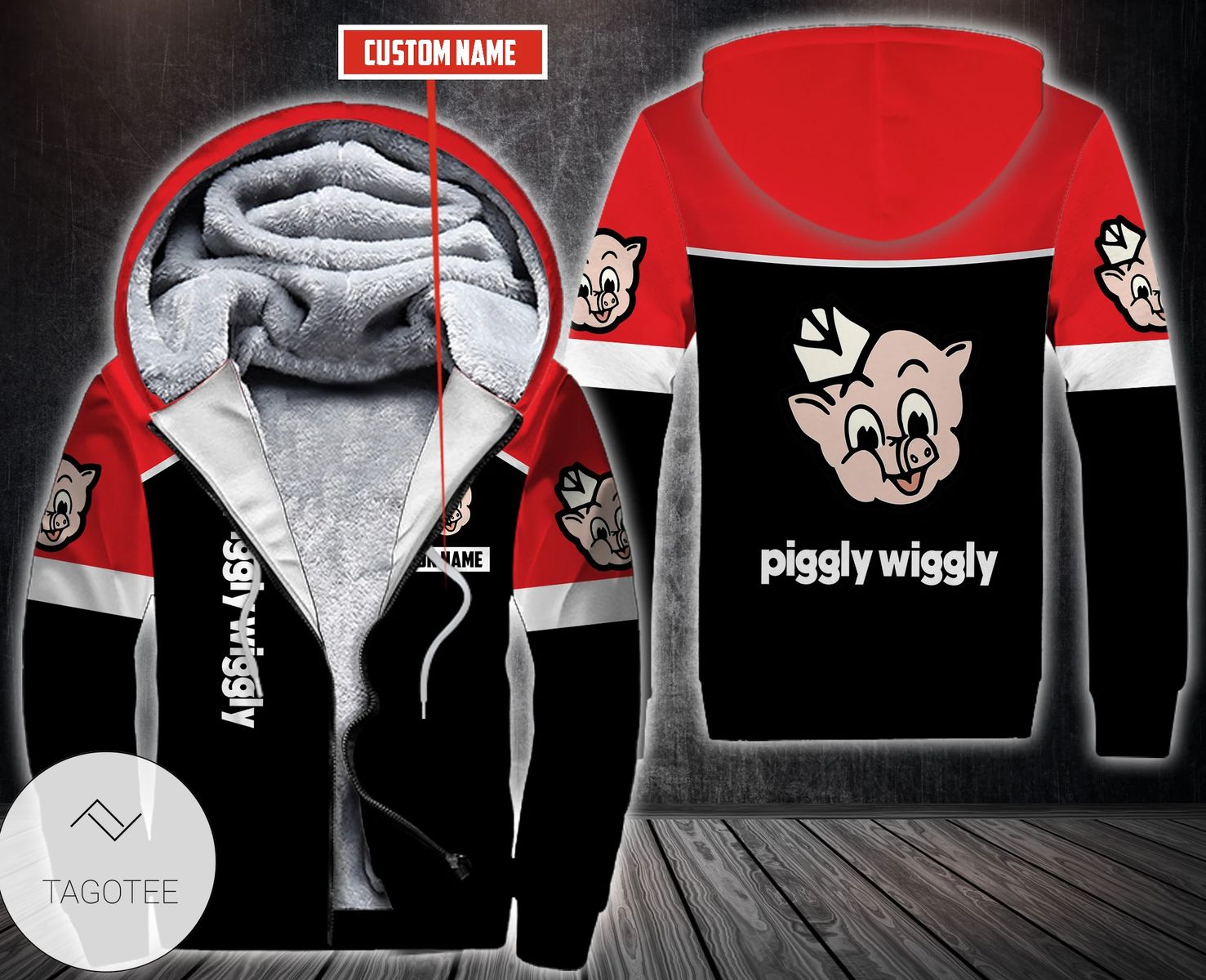 Personalized Piggly Wiggly Fleece Hoodie