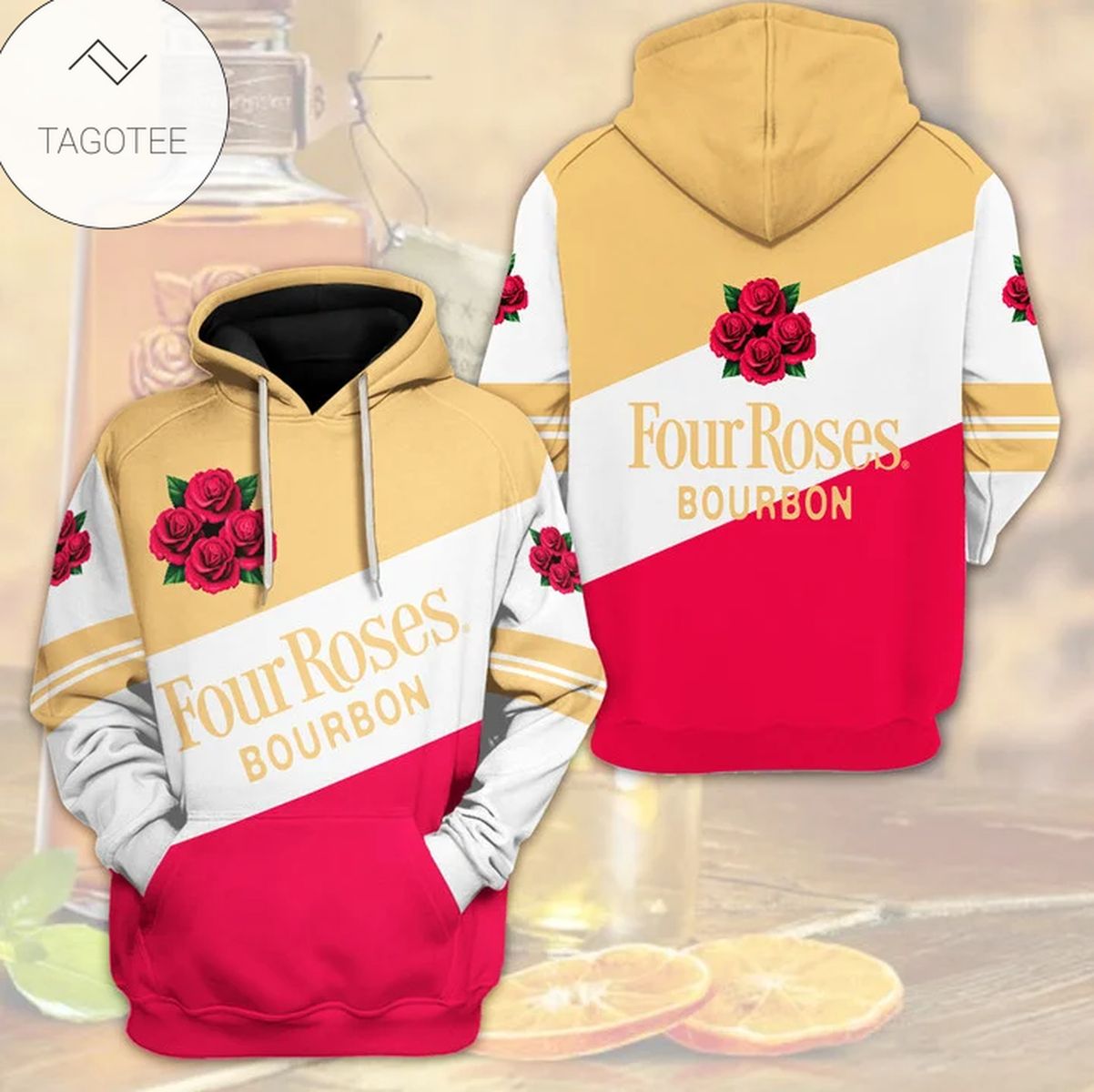 Four Roses Bourbon Logo Hoodie