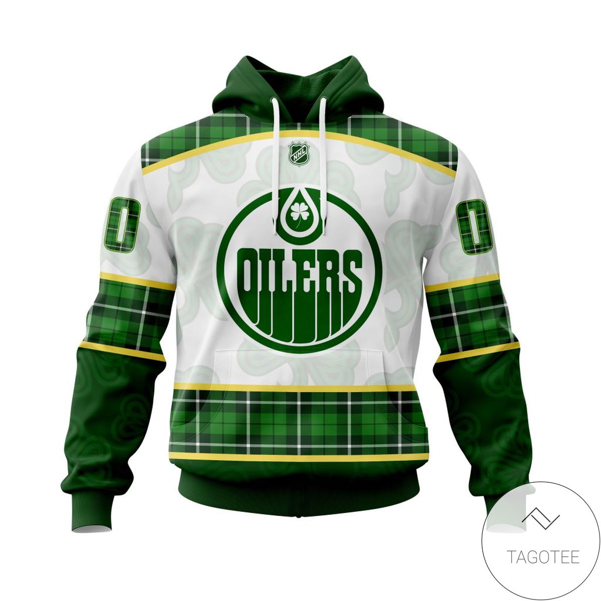 Personalized NHL Edmonton Oilers St.Patrick Days Concepts All Over Print Hoodie