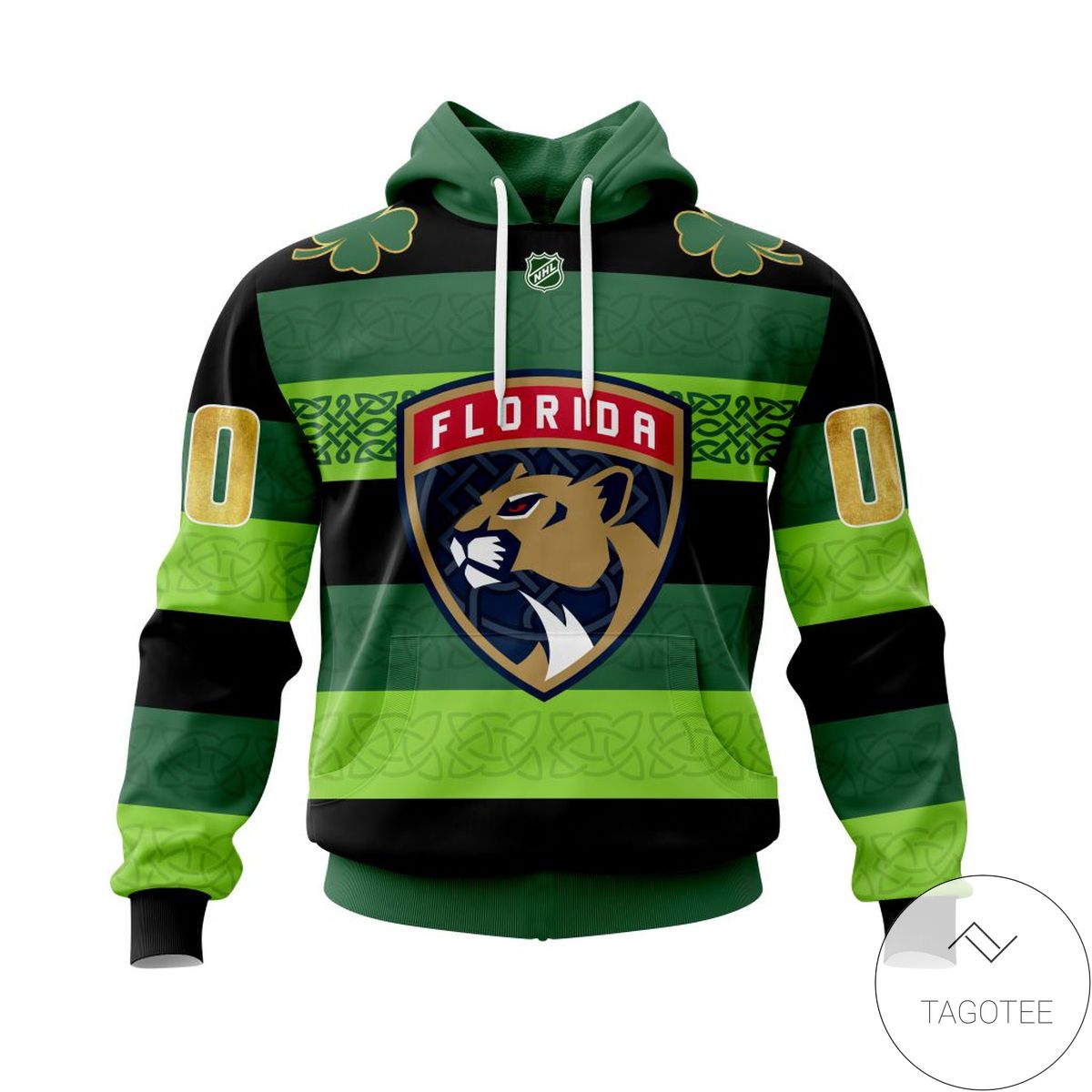 Personalized NHL Florida Panthers St.Patrick Days Concepts All Over Print Hoodie