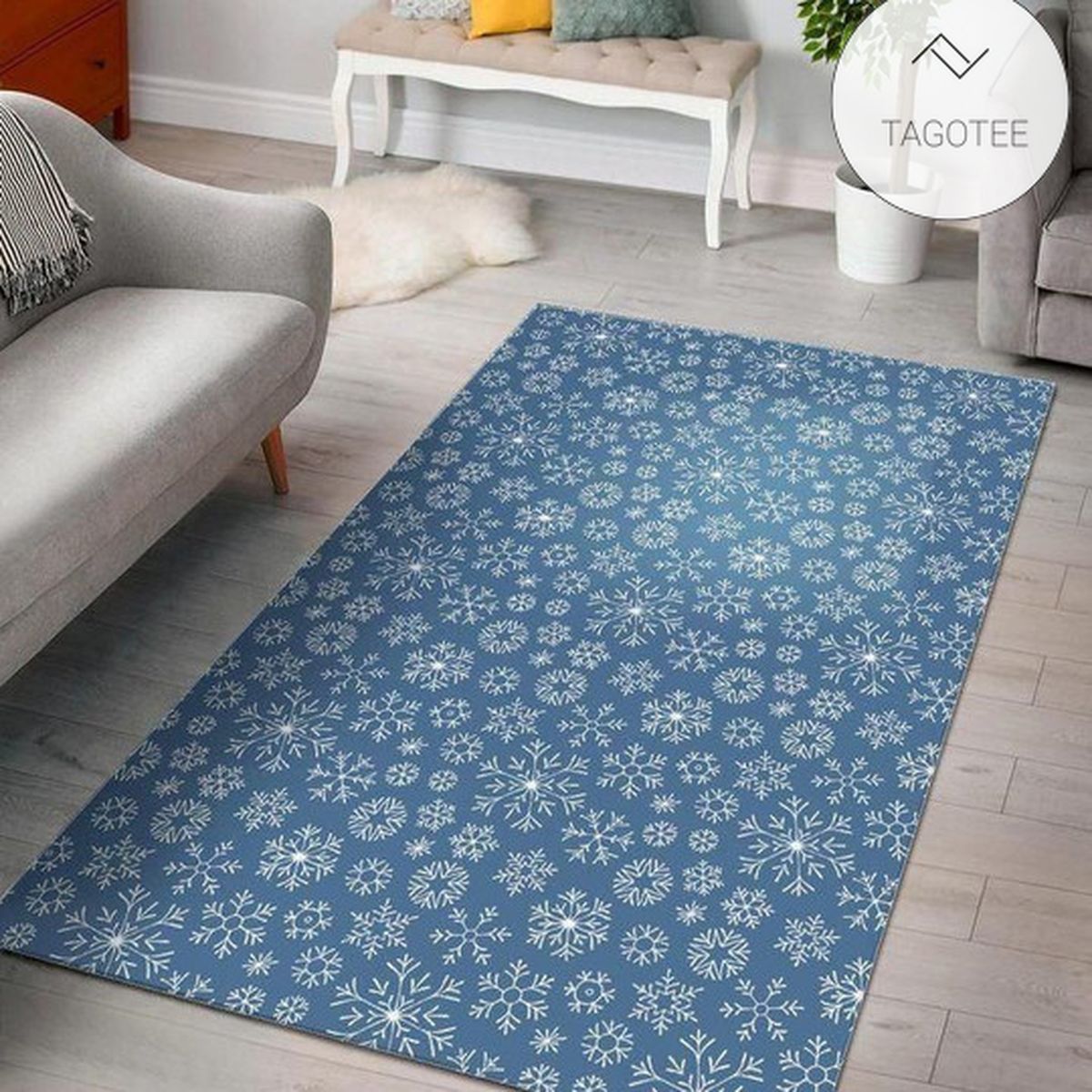 Snowflake CL12101090MDR Rug Home Decoration - Floor Decor The US Decor