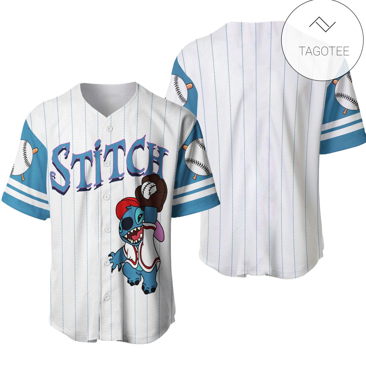 Stitch Disney Gift Baseball Jersey
