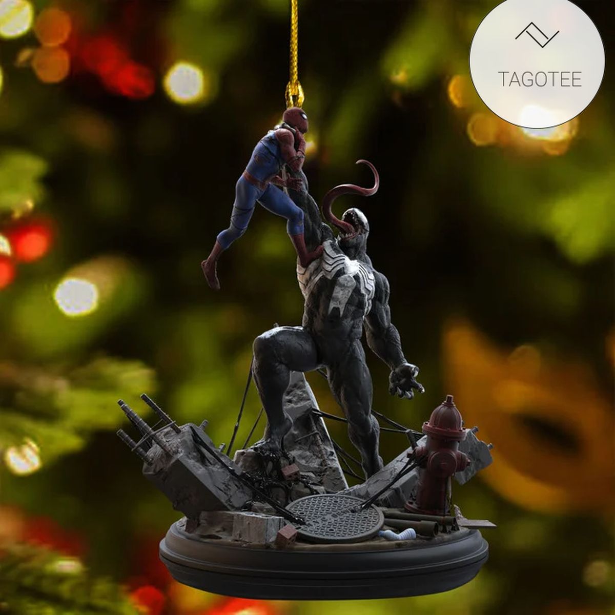 Venom Spiderman Christmas Tree Ornament