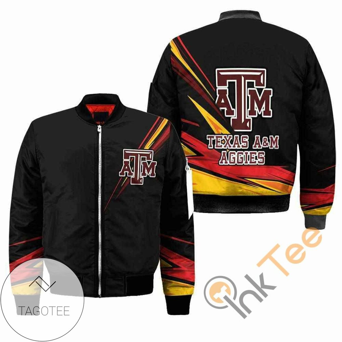 Texas Am Aggies NCAA Black Apparel Best Christmas Gift For Fans Bomber Jacket